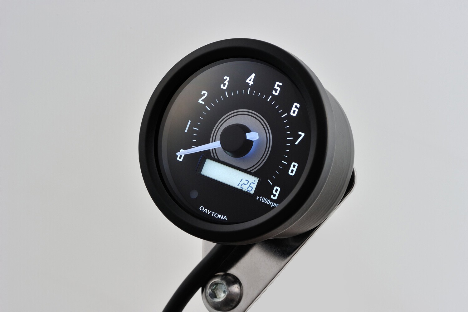 velona60-electrical-tachometer-9000rpm-w-indicators-white-led-black